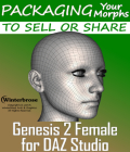 Packaging Genesis 2 Female (G2F) Morphs To Sell or Share by Winterbrose. This 56-page tutorial is a comprehensive step-by-step guide on how to package the morphs you have created for the Genesis 2 Female to sell or share with other DAZ Studio users. Each step of the process from beginning to end is explained and fully illustrated. This tutorial is designed for all skill levels from beginner to professional. Use it as a learning tool to learn how to prepare for and package your morph creations, or keep it as a handy technical reference when you need to brush up on your skills when needed. The tutorial is in PDF format and includes a table of contents and quick reference guide. DAZ Studio - Finding Content Library, Morph Overview - Morph Types - Filenaming Conventions - Thumbnail Images, Preparing To Sell - Product Description - Promotional Images, Genesis 2 Female - Loading Figure - Loading Morph - Finding DSF Files, Creating Your Files - DS Viewport Setup - Create INJ Files - Create REM Files, Customization Techniques - Custom INJ Thumbs - Custom REM Thumbs, Package Your Morph - WinZIP Instructions