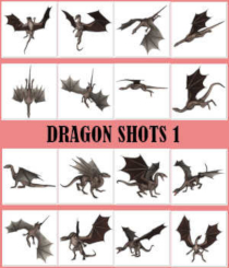 DRAGON SHOTS 1 Imagery from Daz Dragon 3 by Winterbrose. This set of 16 dragon images were created in Daz Studio 4 using the Daz Dragon 3 and the Dragon Fury pose set. Images are in the PNG format with transparency and sized at 1024x1024 pixels with the exception of image 16 which is 1300x1300. 01_Aerial_Attack.png 02_Aerial_Lookout.png 03_Dive_Attack.png 04_Dive_Bomb.png 05_Power_Dive.png 06_Swoop_Attack.png 07_Skimming_Water.png 08_Victory_Swoop.png 09_Sentry.png 10_Strolling.png 11_Standing_Attack.png 12_Crouch_Attack.png 13_Lurking.png 14_Taunting.png 15_Screech.png 16_Agony.png