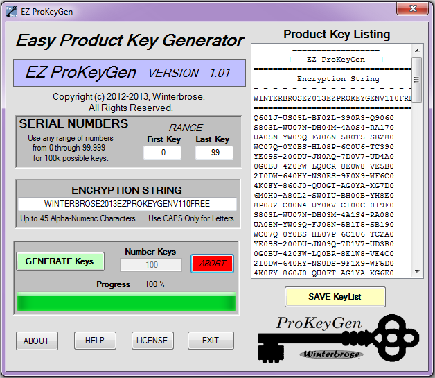 ProKeyGen EZ The Way To Generate Product Keys